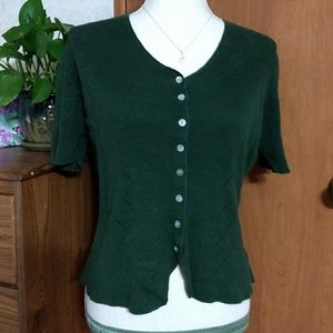 Green summer sweater